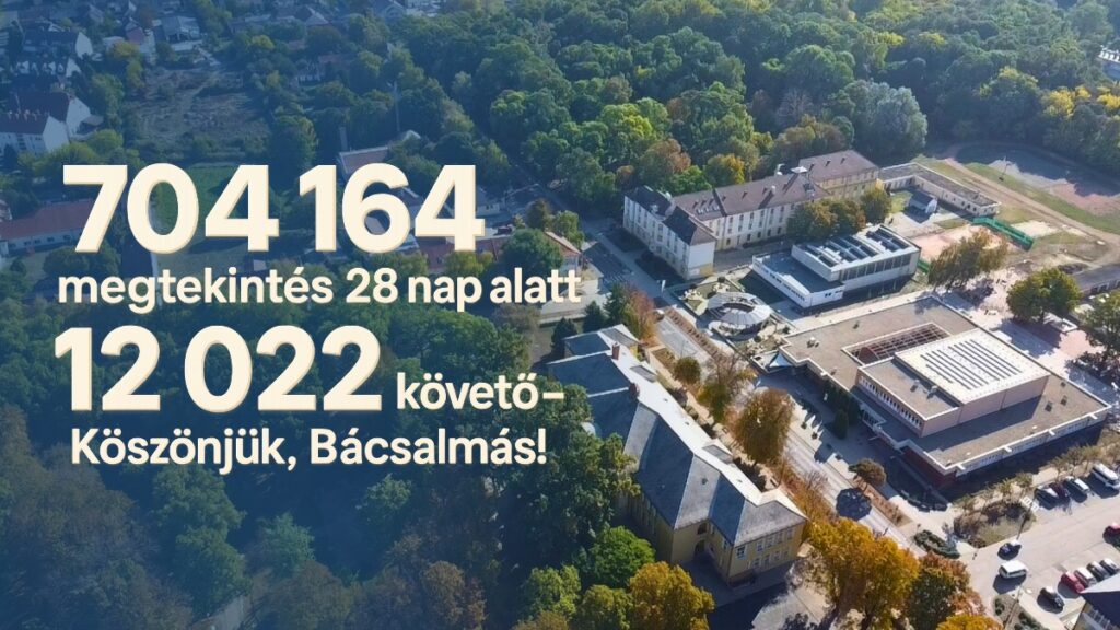 Mérföldkőhöz értünk – köszönjük, Bácsalmás!