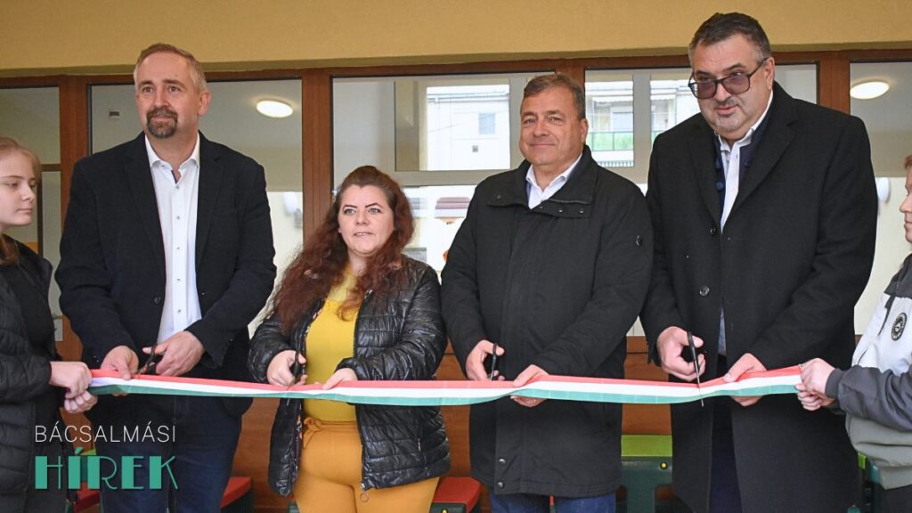 Átadták az új bölcsődét Bácsalmáson