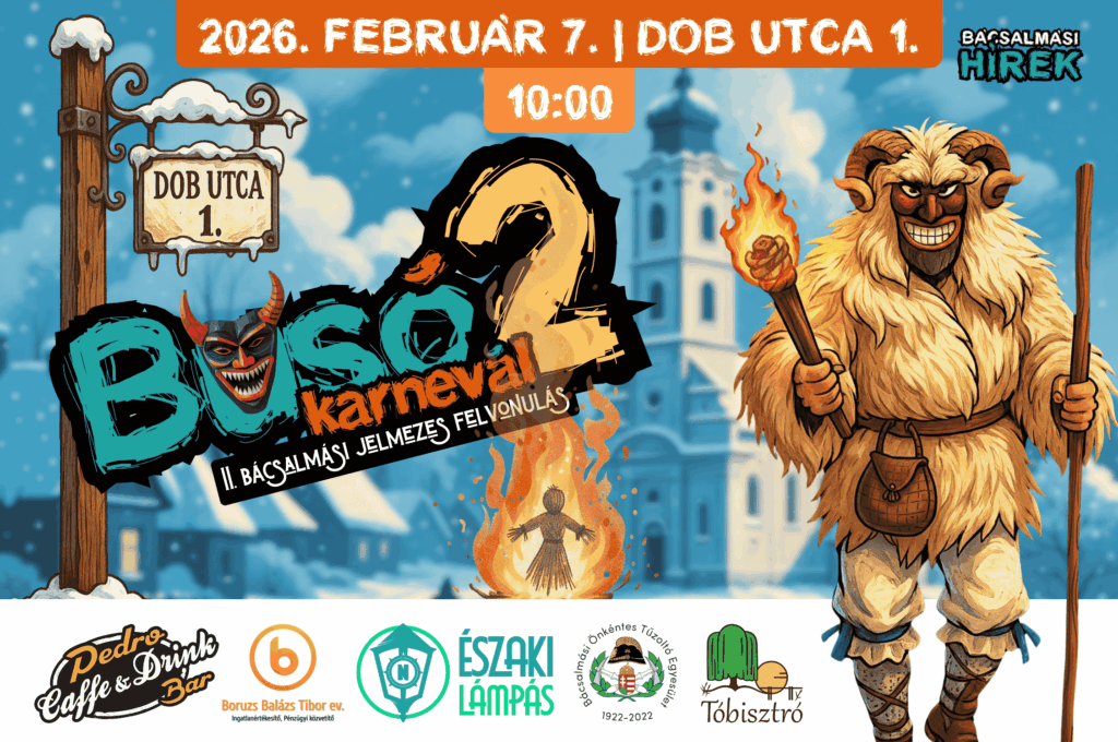 Az igazi Busó Karnevál visszatér – február 7-én jön a II. Busó Karnevál, a város legnagyobb téli felvonulása a Dob utcában