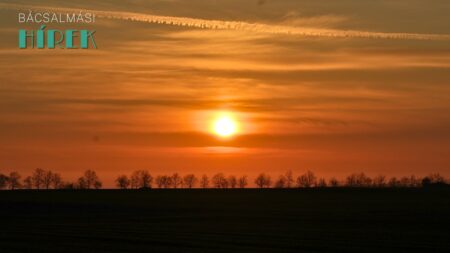 Bácsalmás a nap első fényében