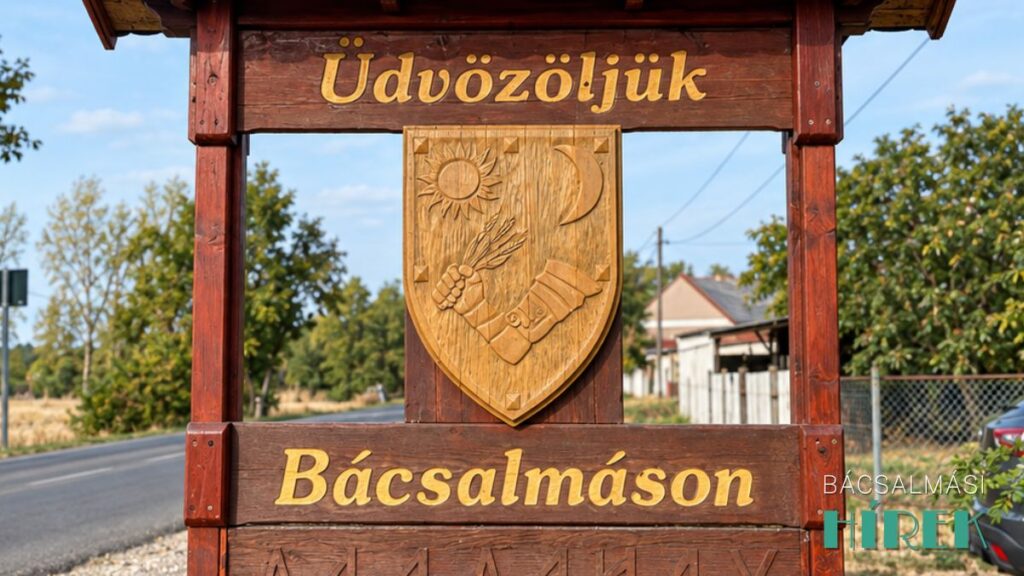 Megújulnak a bácsalmási köszöntőtáblák – a csikériai útnál is felállították a felújított táblát